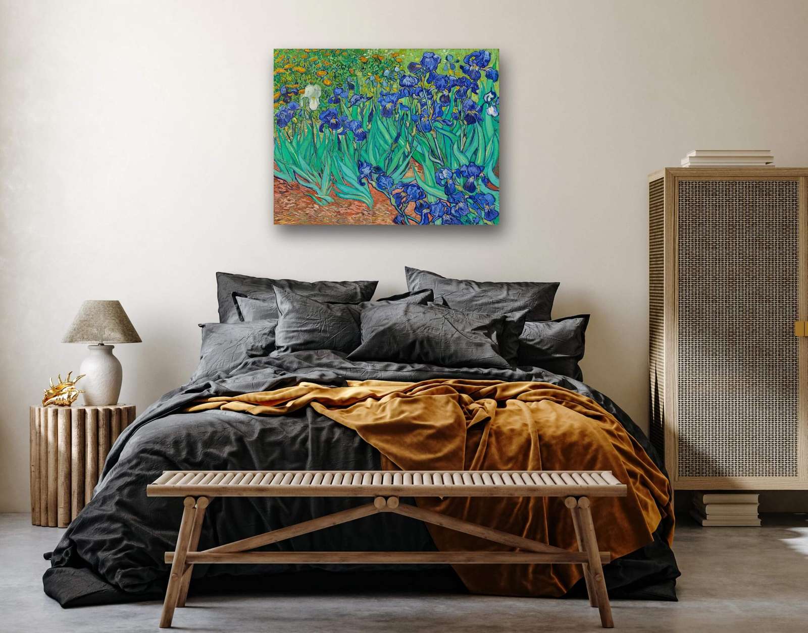 Reprodukcija „Irisai“, Vincent van Gogh (1889)