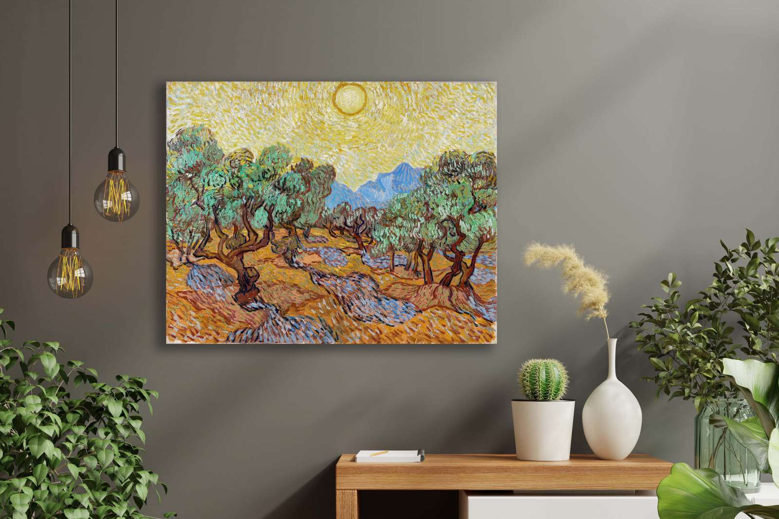 Reprodukcija „Alyvmedžiai“, Vincent van Gogh (1889)