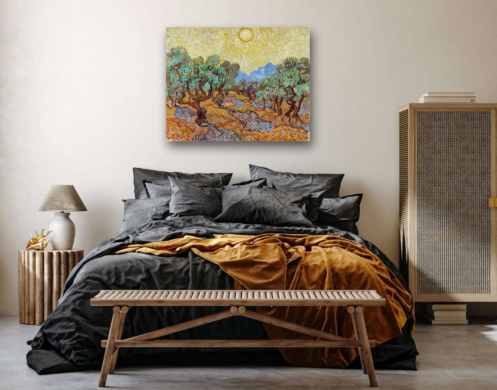 Reprodukcija „Alyvmedžiai“, Vincent van Gogh (1889)