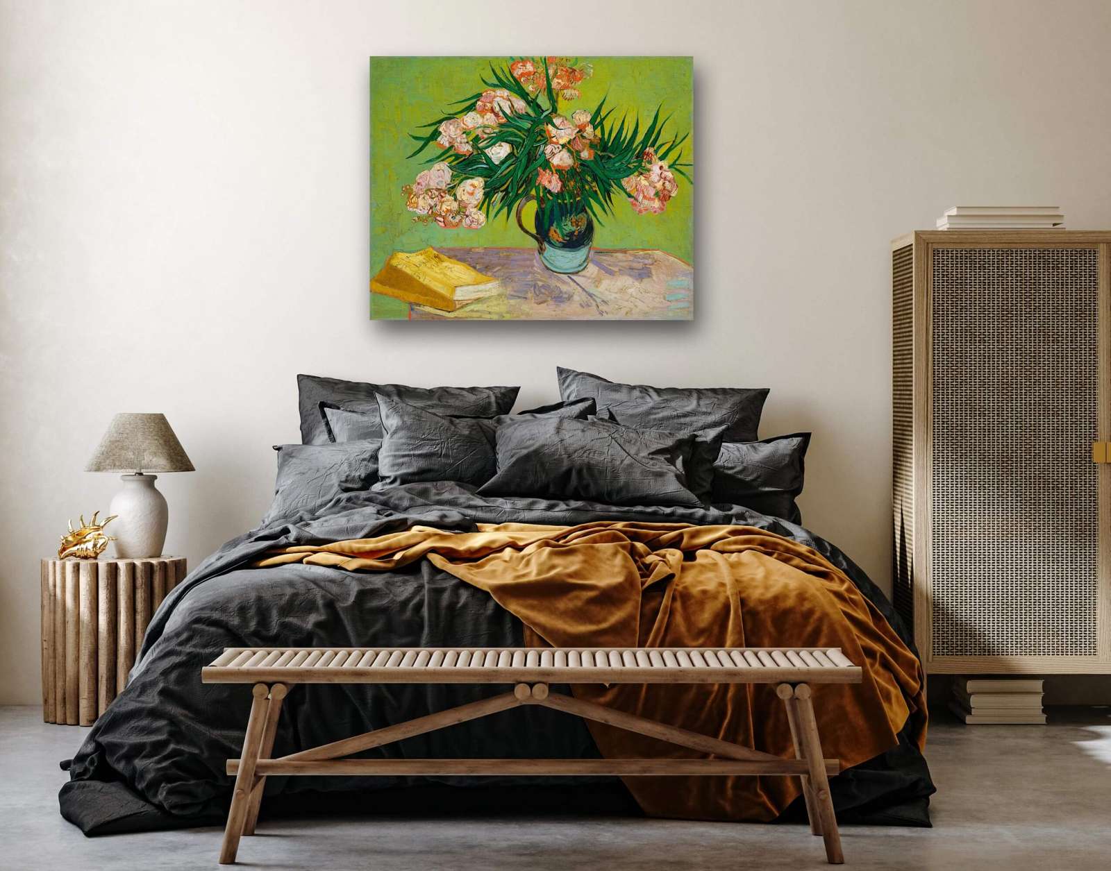 Reprodukcija „Oleandrai“, Vincent van Gogh (1888)