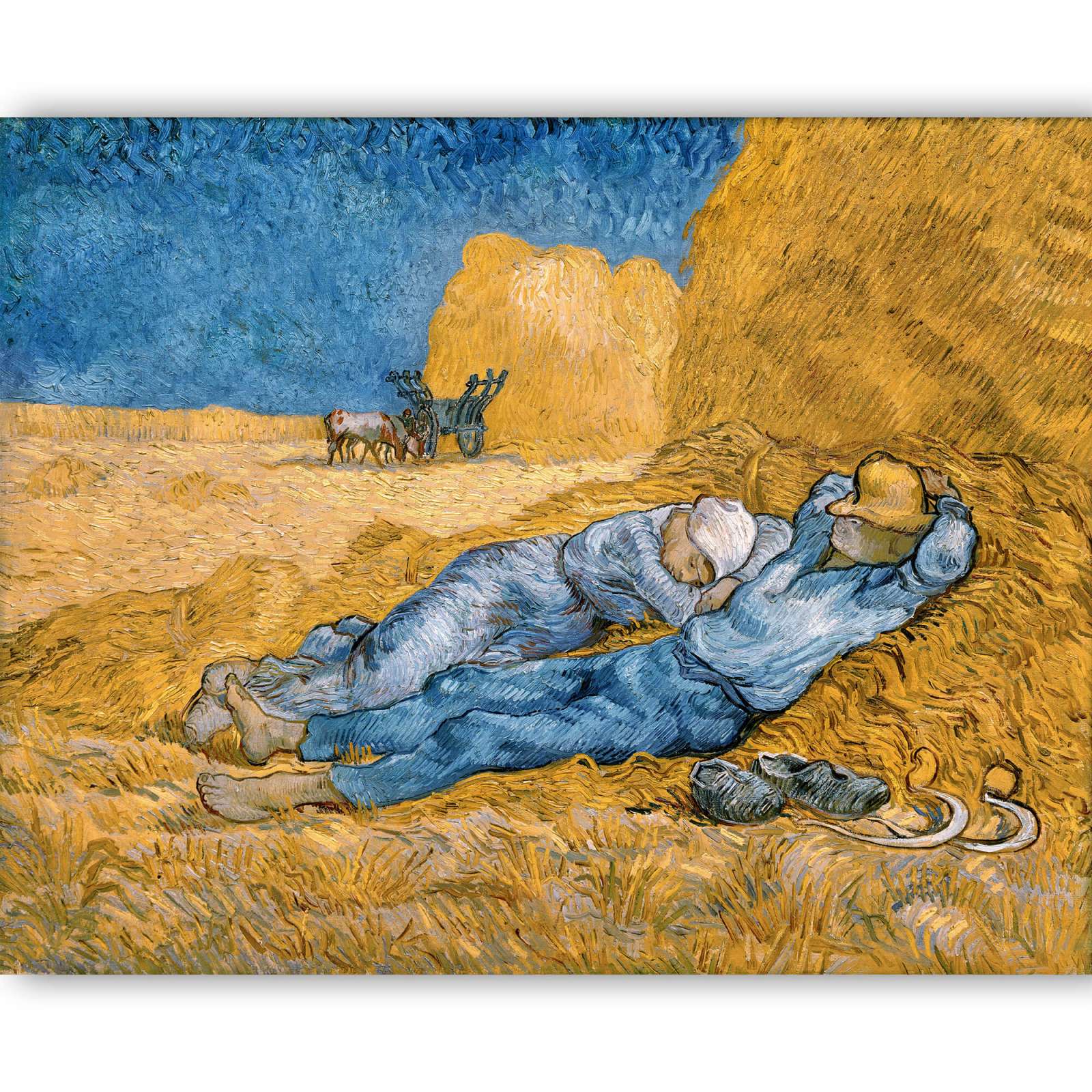 Reprodukcija „Siesta“, Vincent van Gogh (1890)