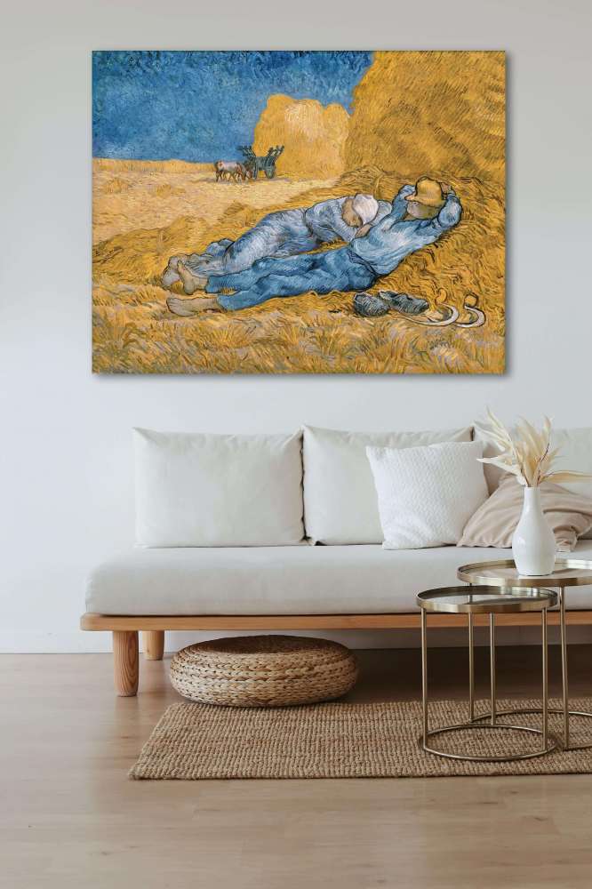 Reprodukcija „Siesta“, Vincent van Gogh (1890)