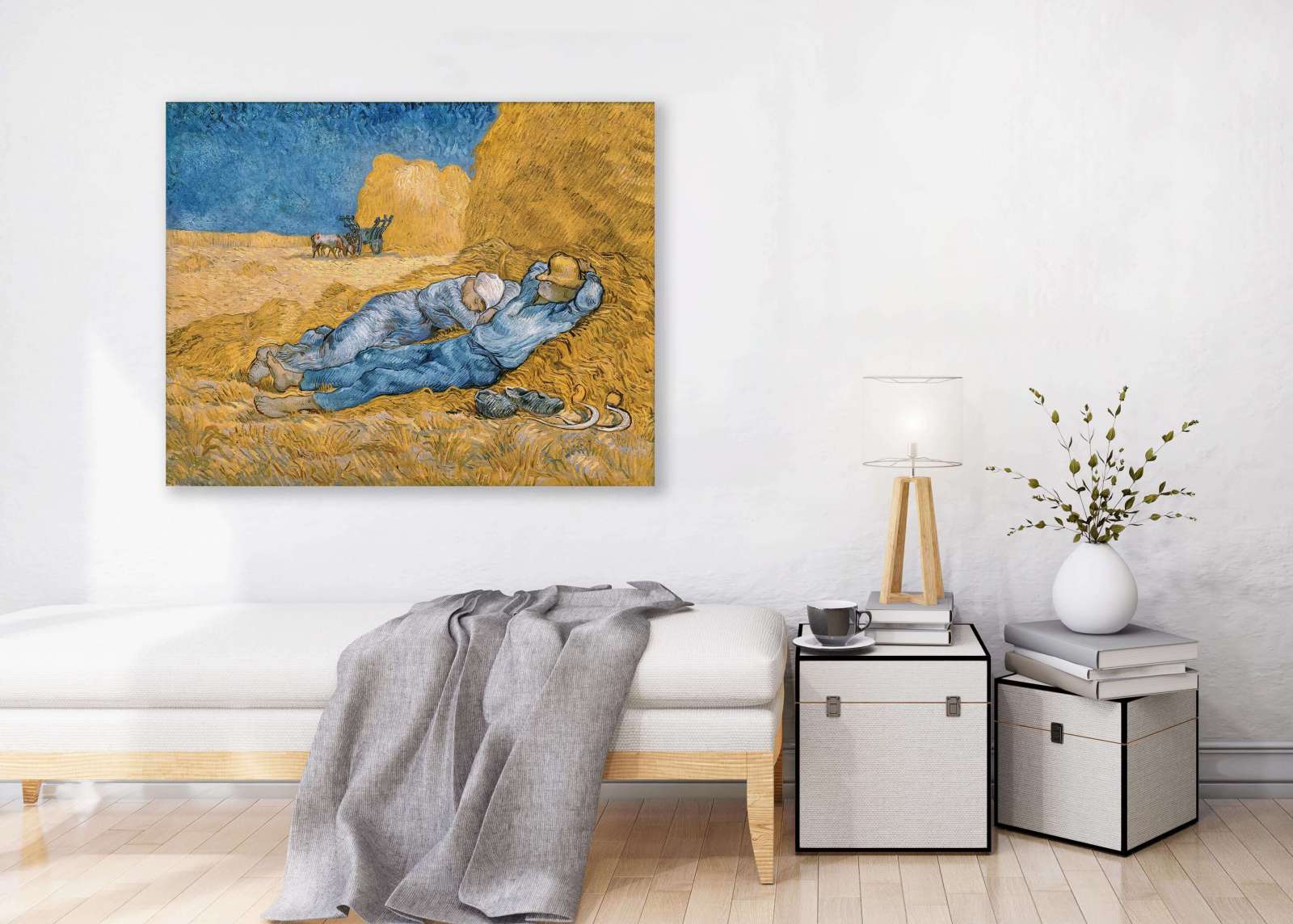 Reprodukcija „Siesta“, Vincent van Gogh (1890)