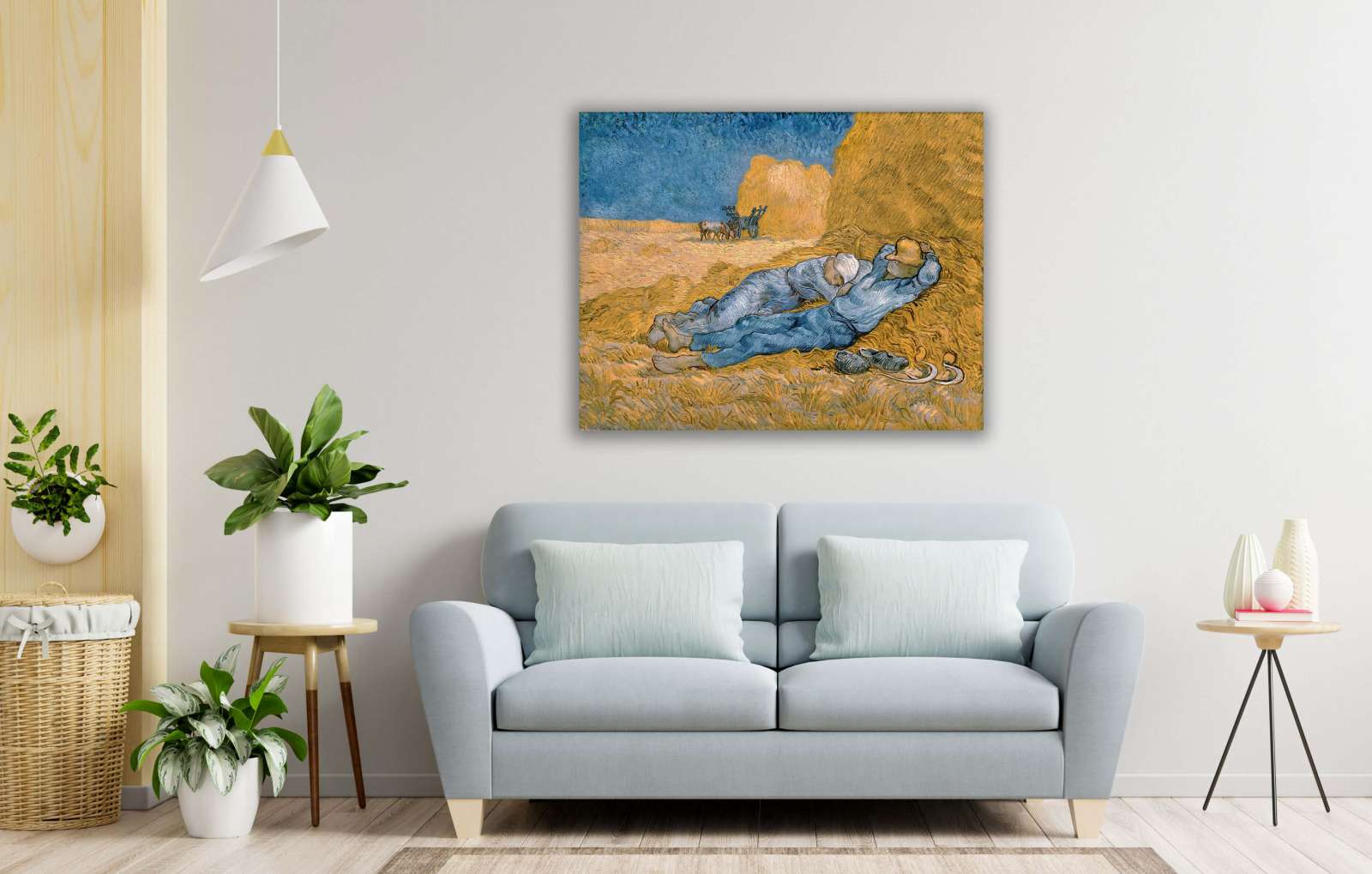 Reprodukcija „Siesta“, Vincent van Gogh (1890)
