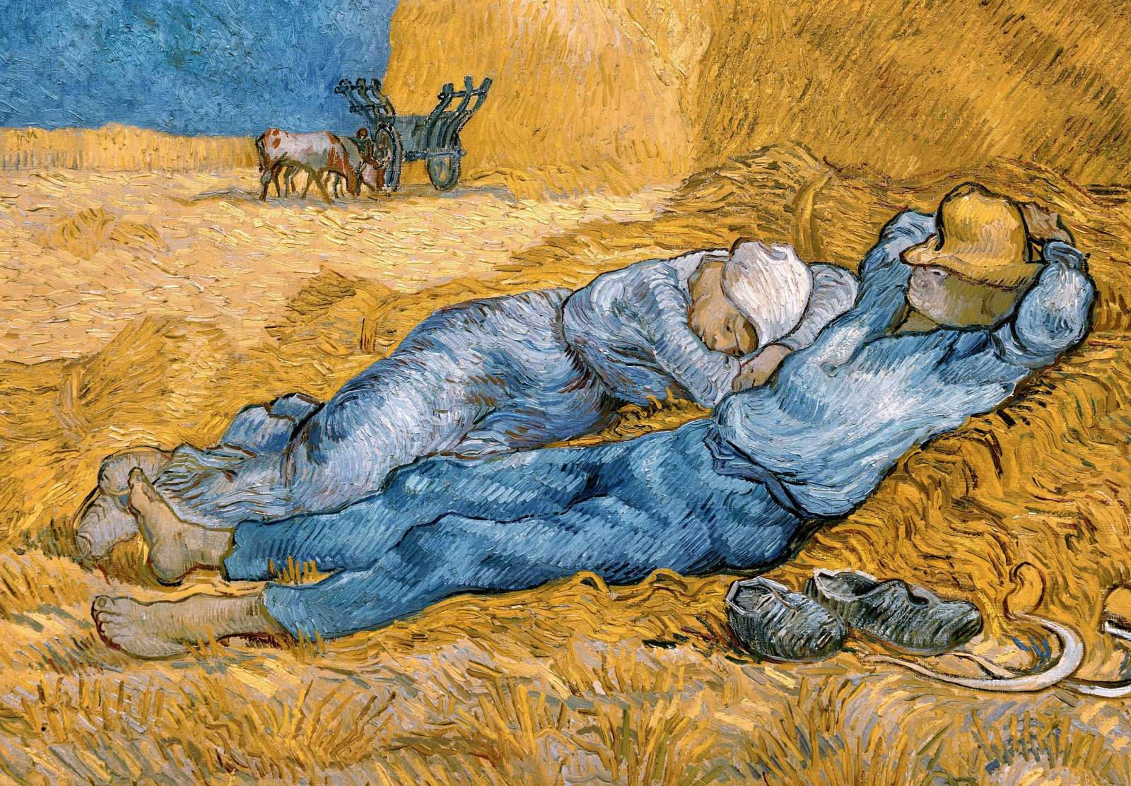 Reprodukcija „Siesta“, Vincent van Gogh (1890)