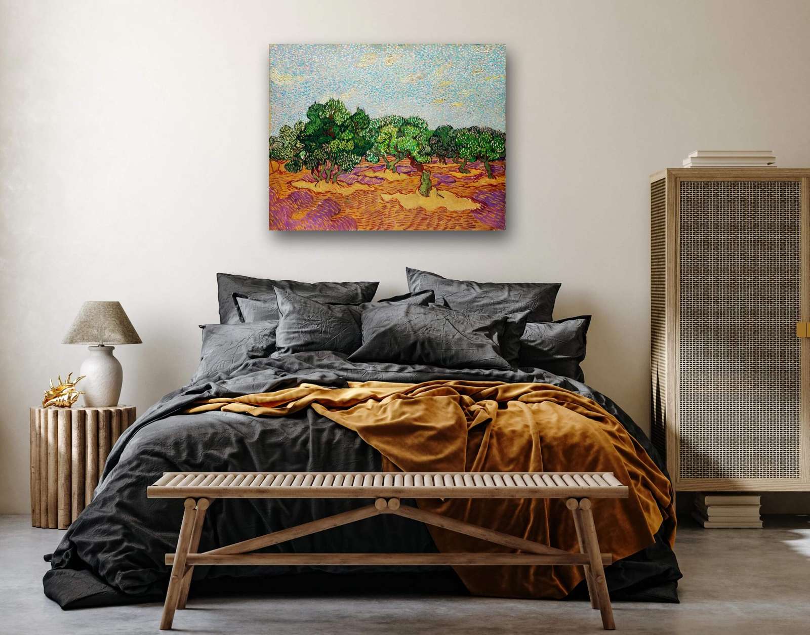 Reprodukcija „Alyvmedžiai“, Vincent van Gogh (1889)