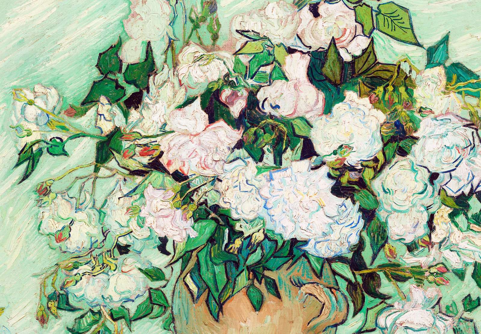 Reprodukcija „Rožės“, Vincent van Gogh (1889)