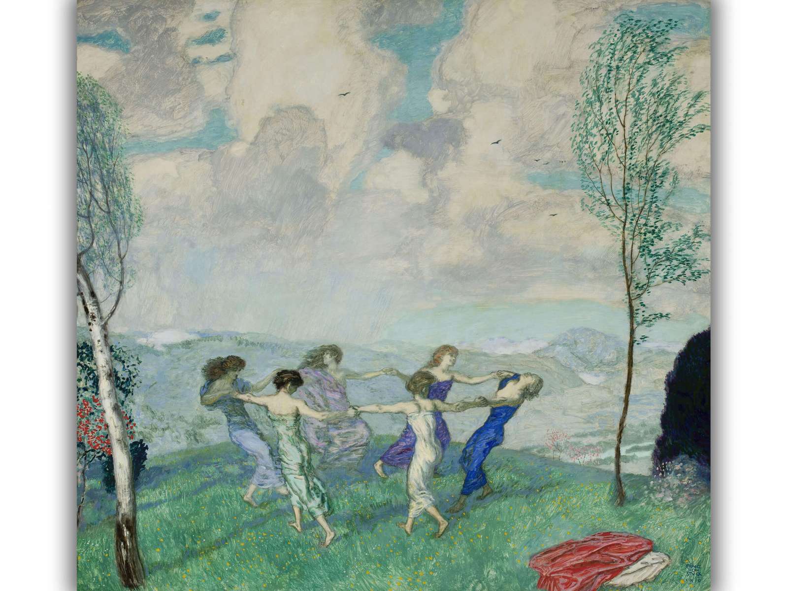 Reprodukcija „Šokių ratelis“, Franz von Stuck (1910)