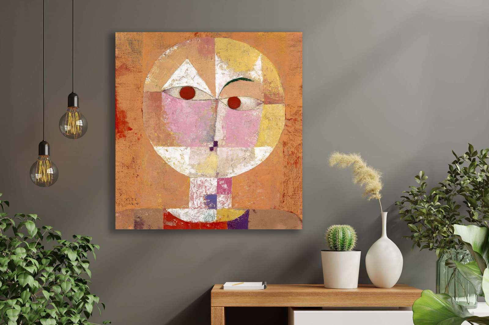 Reprodukcija „Senecio“, Paul Klee