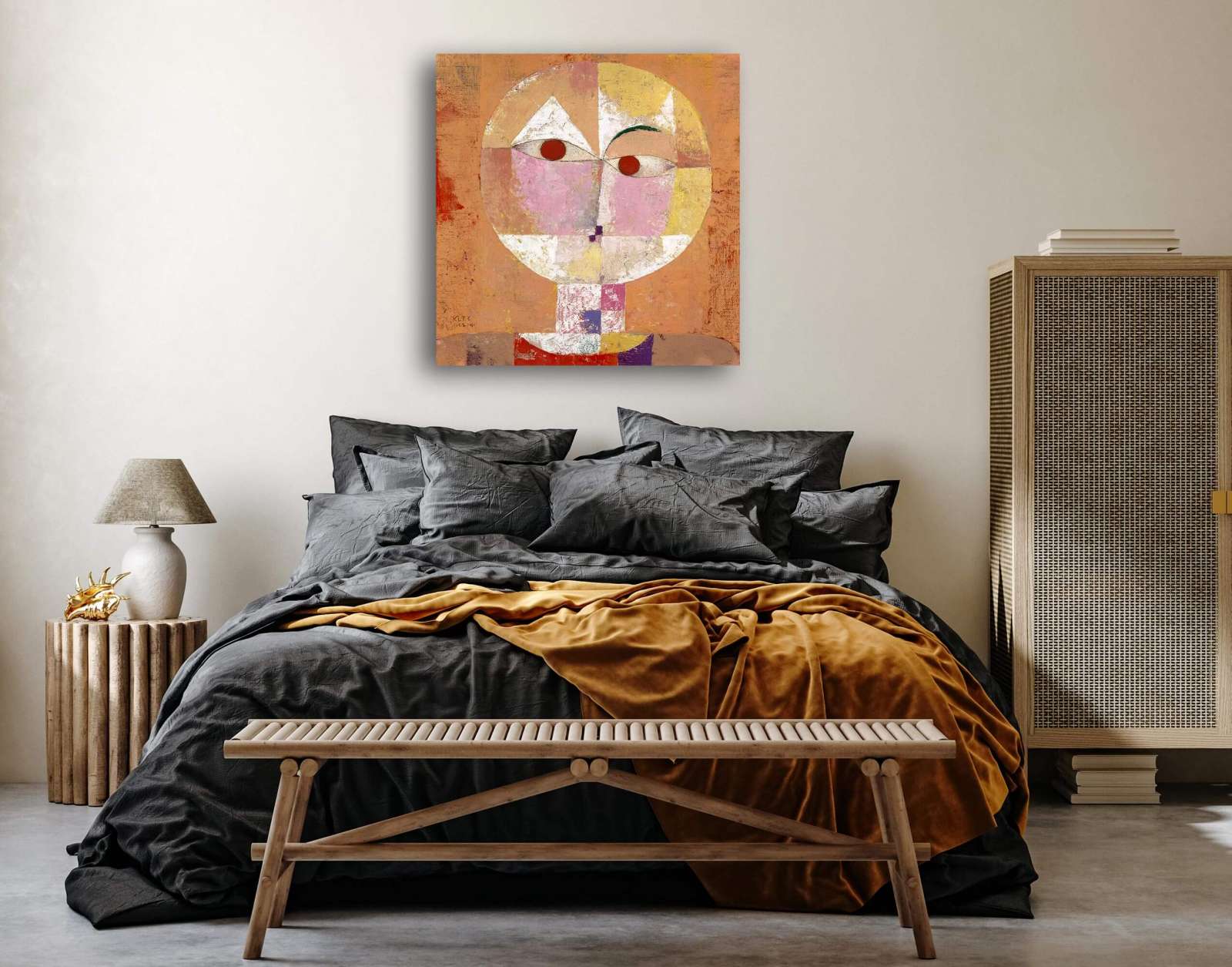 Reprodukcija „Senecio“, Paul Klee