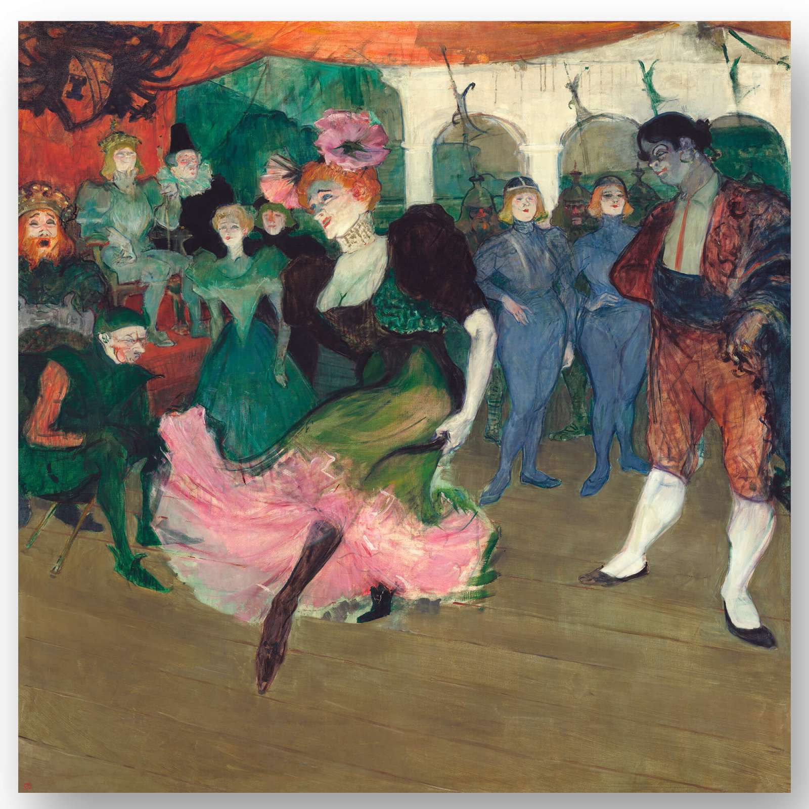 Reprodukcija „Marcelle Lender šoka bolero“, Henri de Toulouse–Lautrec