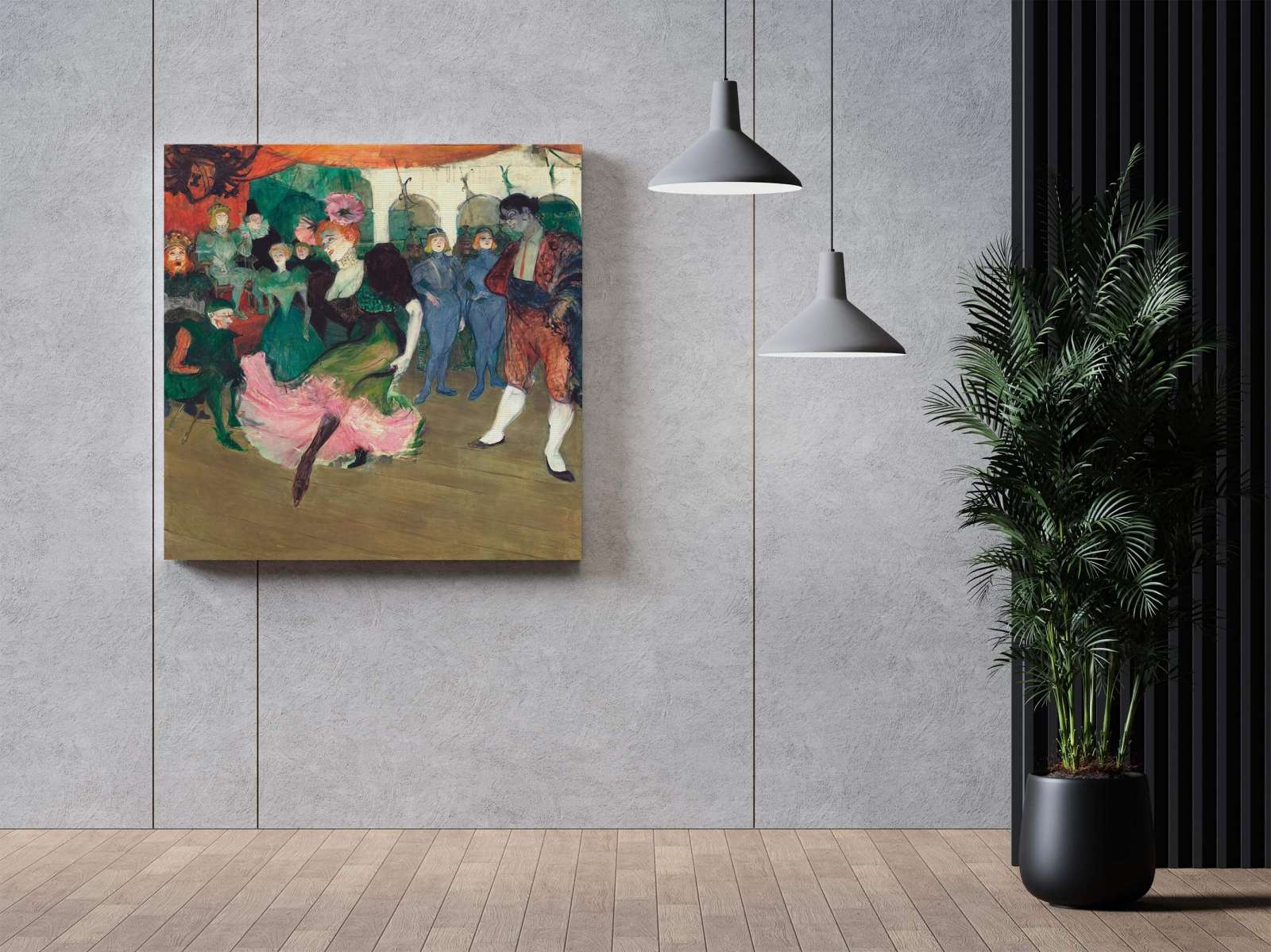 Reprodukcija „Marcelle Lender šoka bolero“, Henri de Toulouse–Lautrec