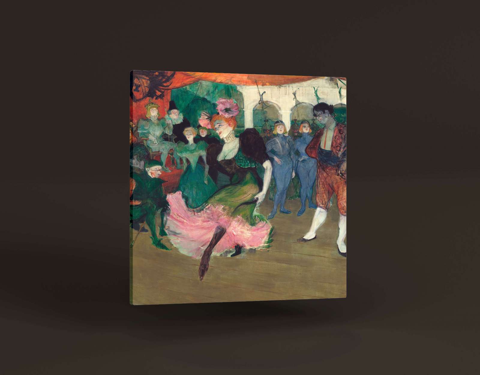 Reprodukcija „Marcelle Lender šoka bolero“, Henri de Toulouse–Lautrec