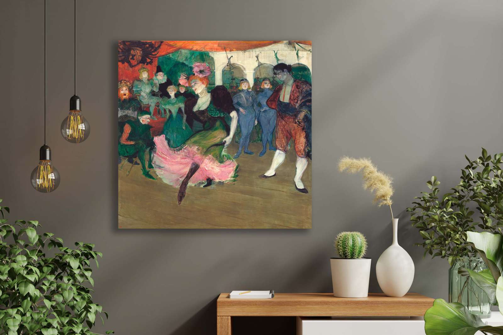 Reprodukcija „Marcelle Lender šoka bolero“, Henri de Toulouse–Lautrec