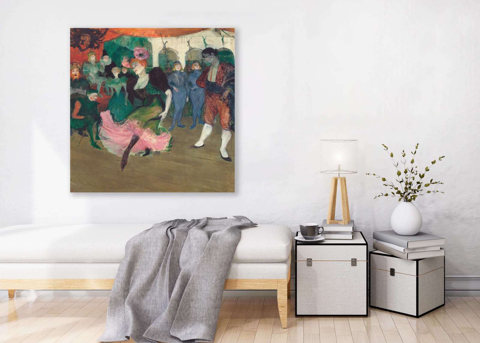 Reprodukcija „Marcelle Lender šoka bolero“, Henri de Toulouse–Lautrec
