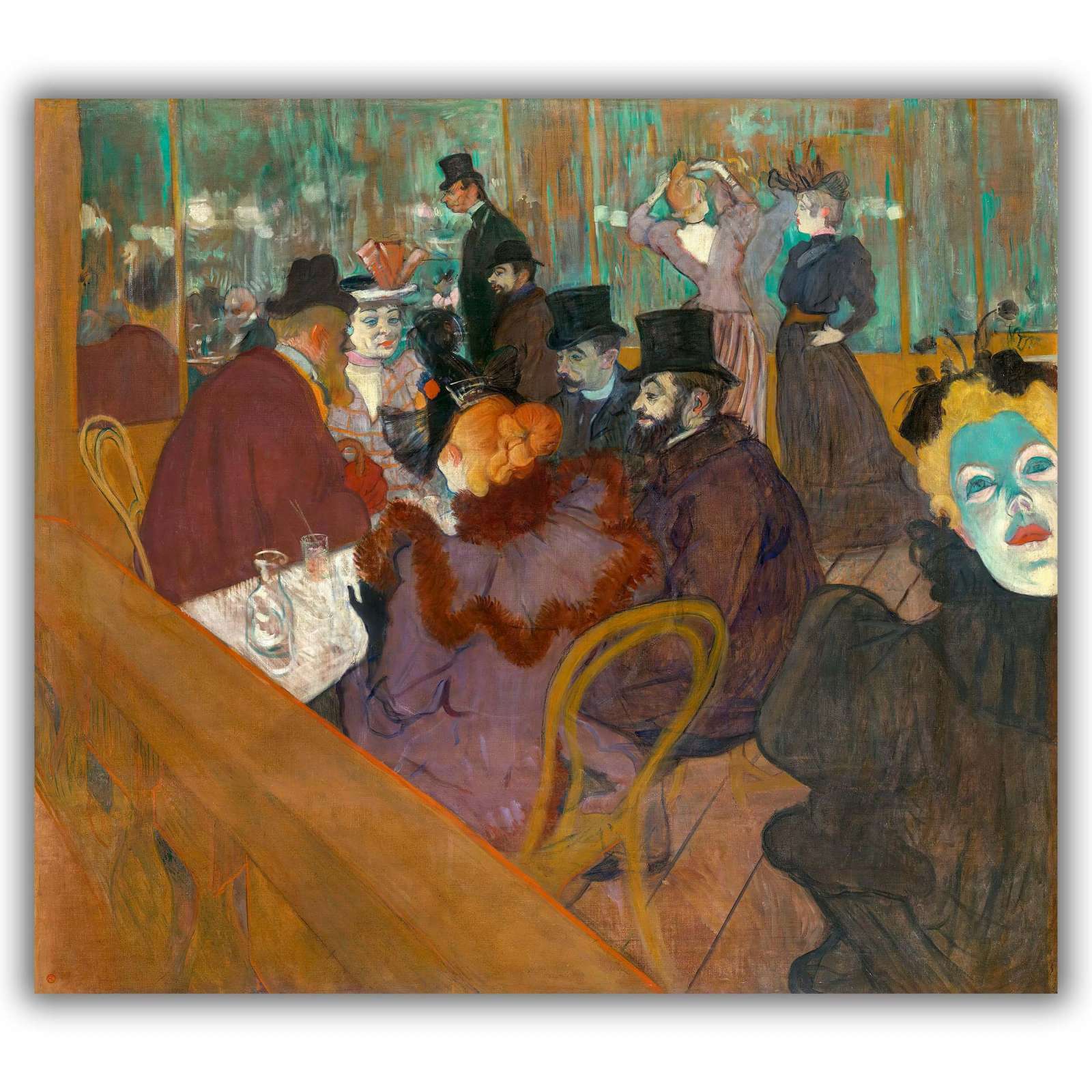 Reprodukcija „Mulen Ruže“, Henri de Toulouse–Lautrec