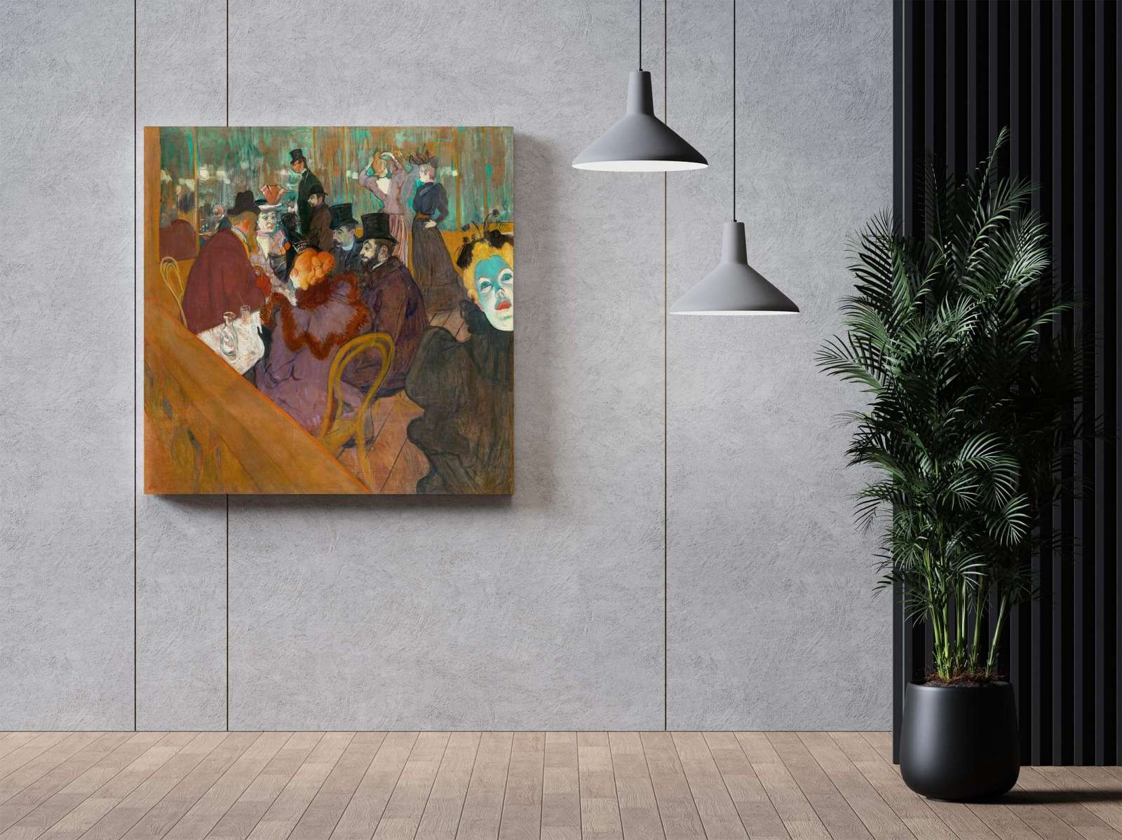 Reprodukcija „Mulen Ruže“, Henri de Toulouse–Lautrec