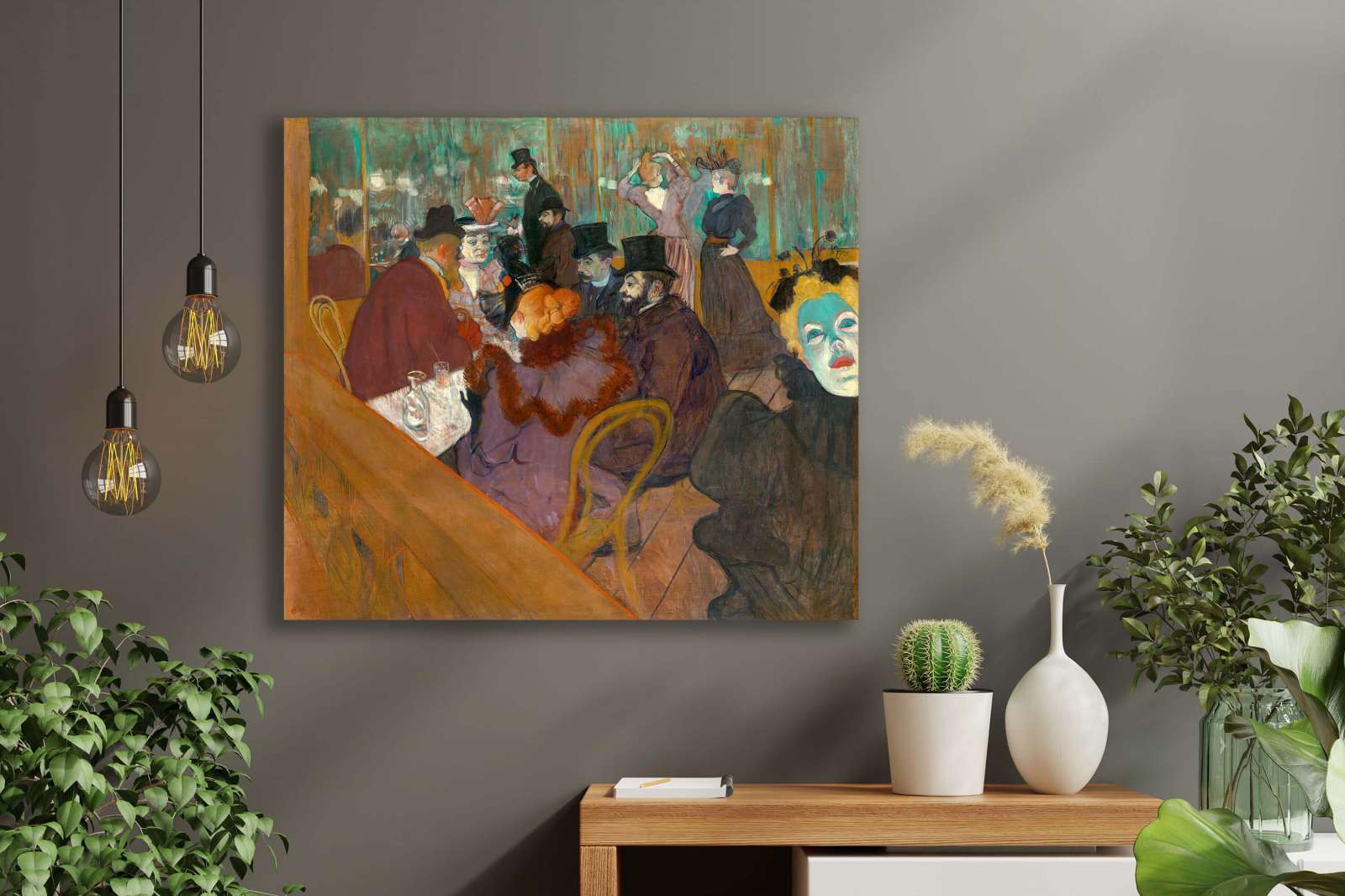 Reprodukcija „Mulen Ruže“, Henri de Toulouse–Lautrec