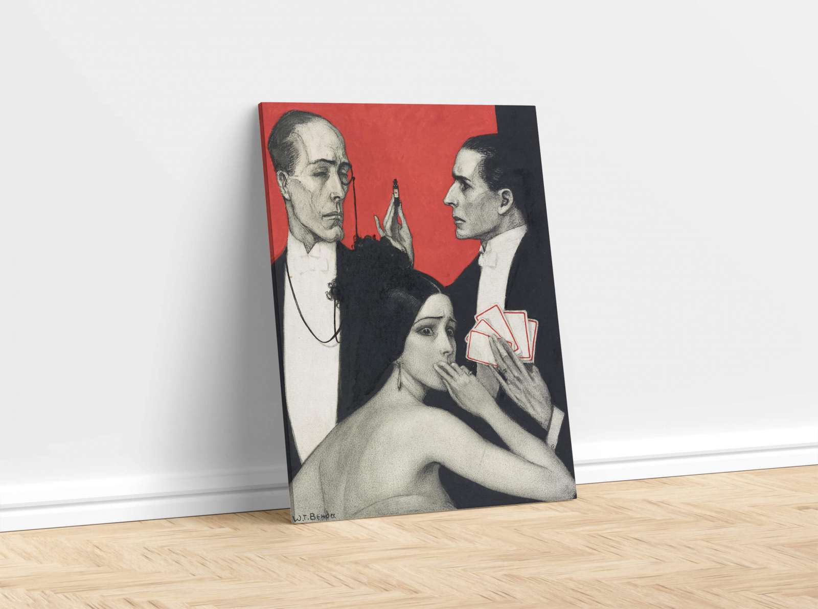 Reprodukcija „Pokeris“, Wladyslaw Theodore Benda (1922)