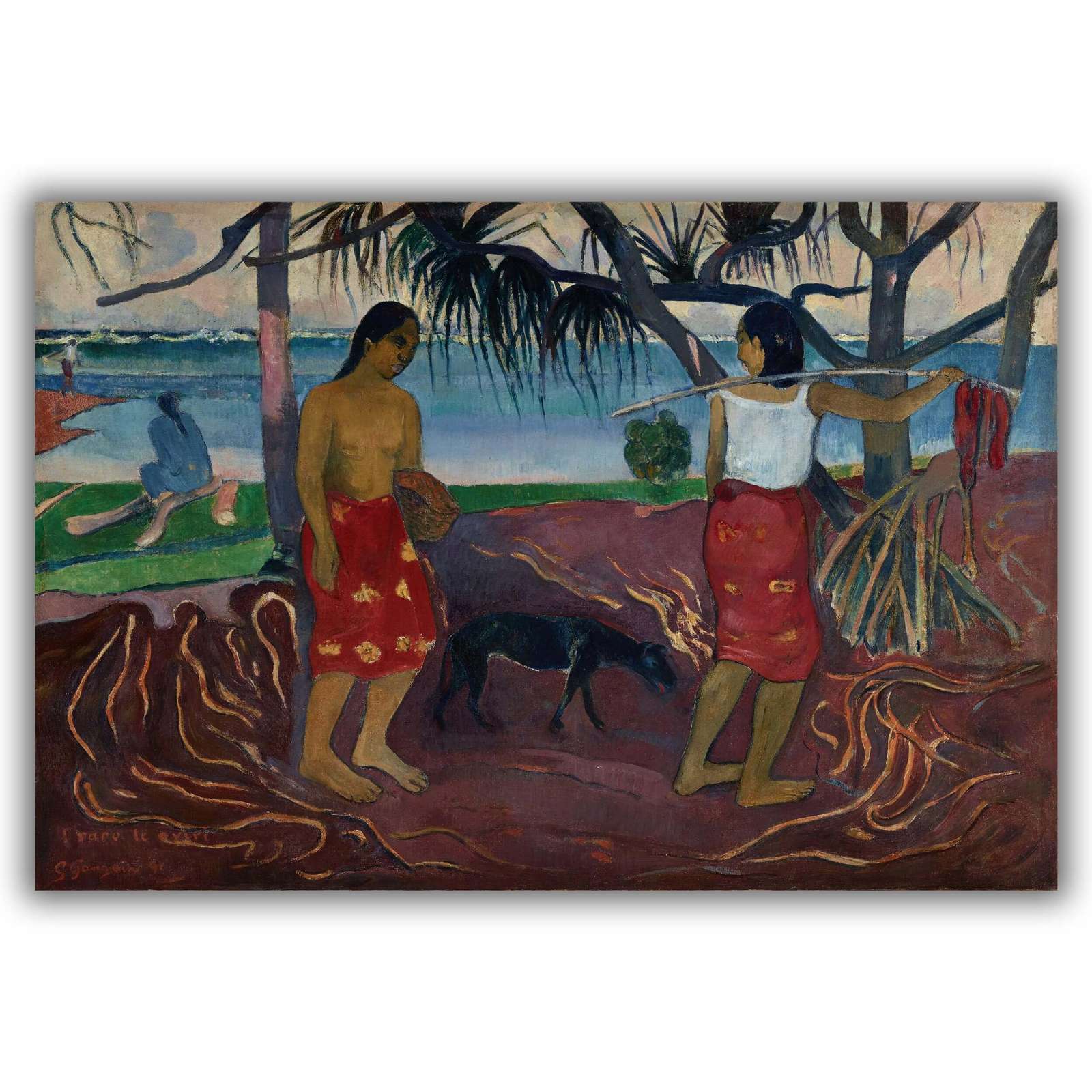 Reprodukcija „Po pandanu“, Paul Gauguin (1891)