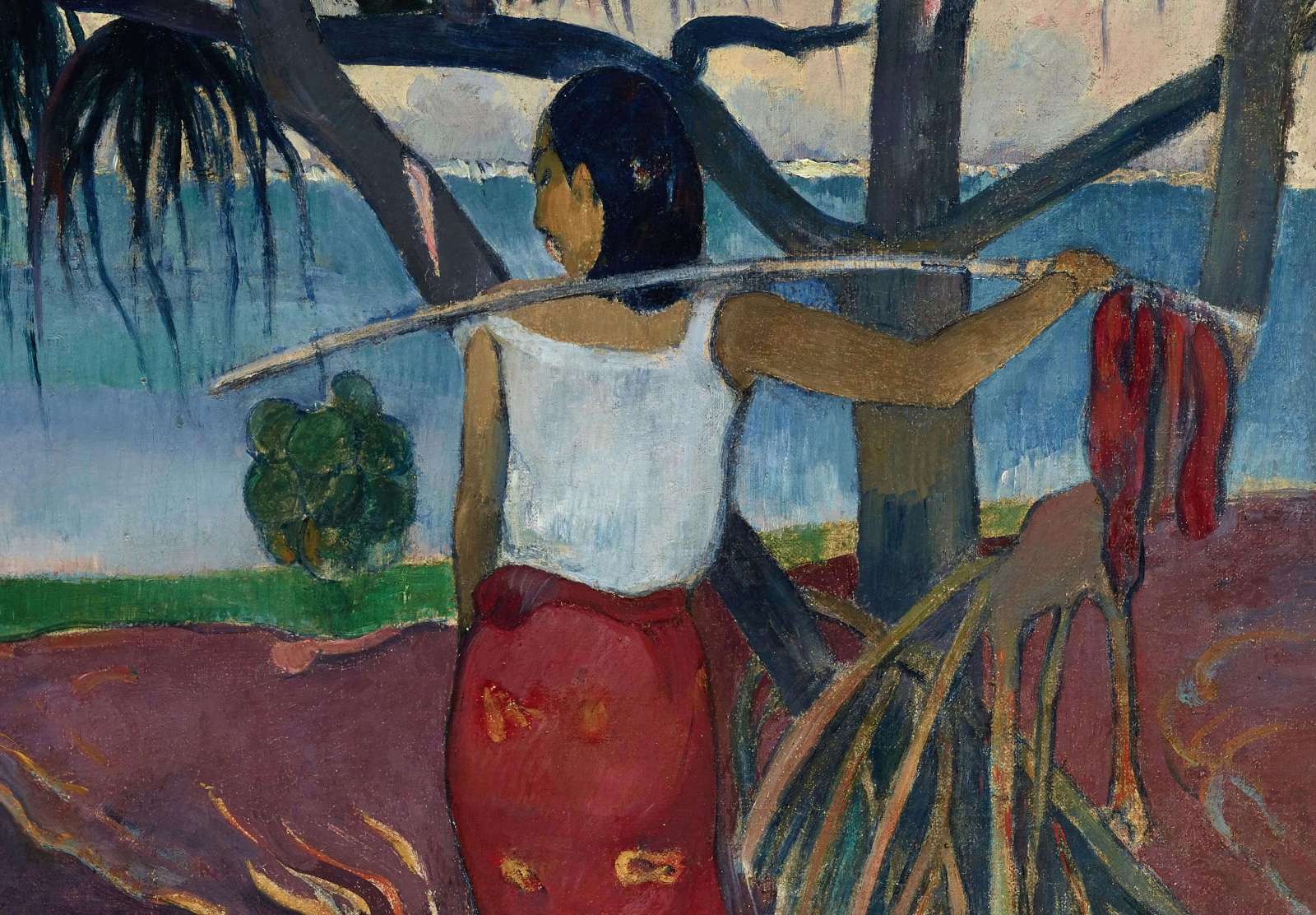 Reprodukcija „Po pandanu“, Paul Gauguin (1891)