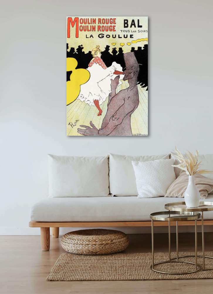 Reprodukcija „Mulen ružas“, Henri de Toulouse–Lautrec