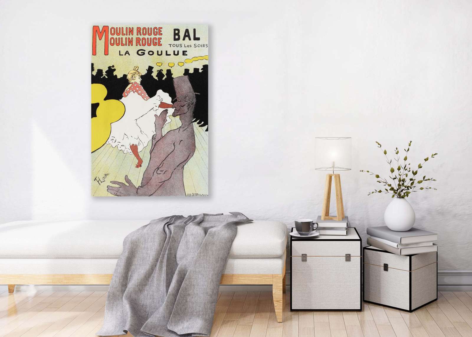 Reprodukcija „Mulen ružas“, Henri de Toulouse–Lautrec
