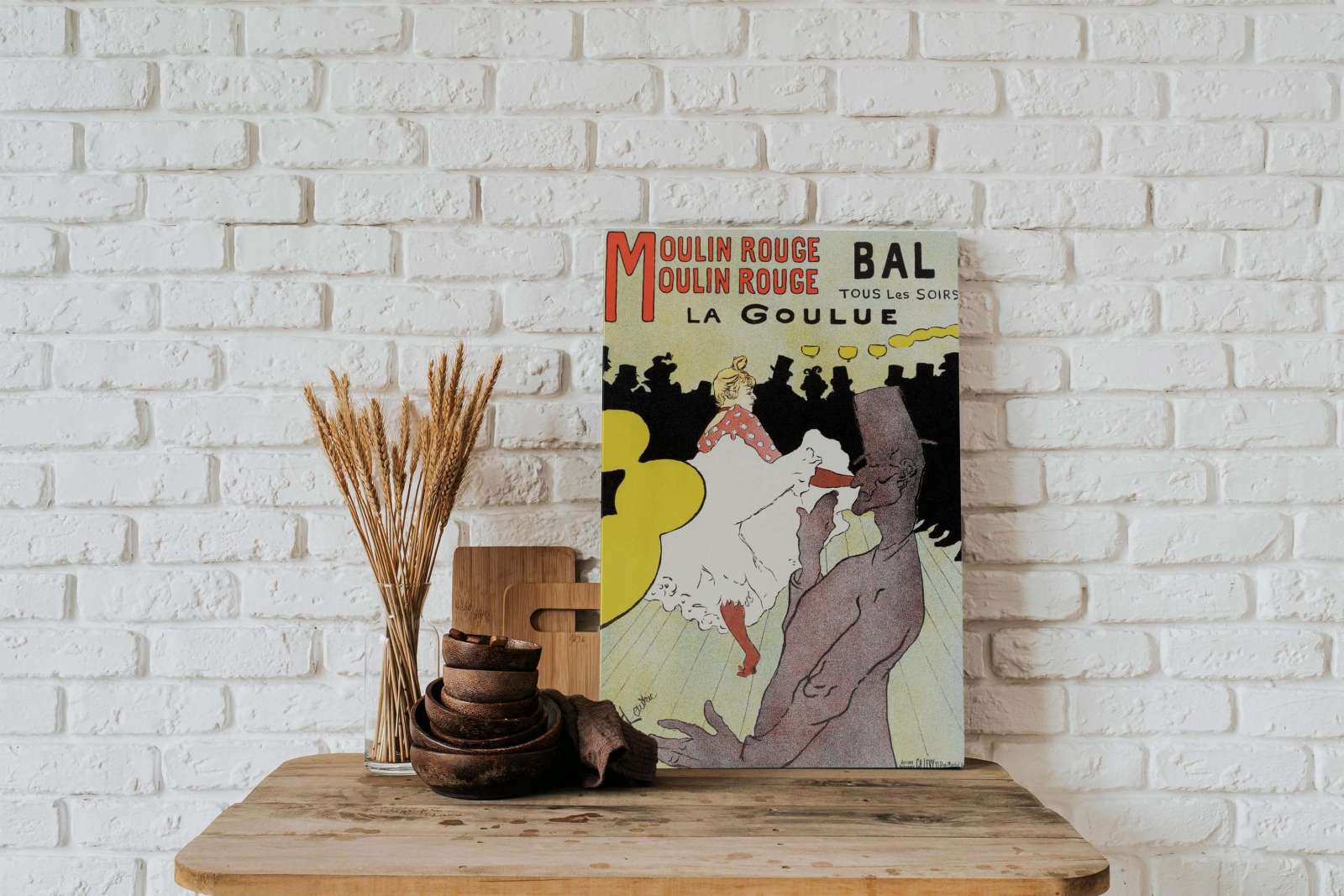 Reprodukcija „Mulen ružas“, Henri de Toulouse–Lautrec