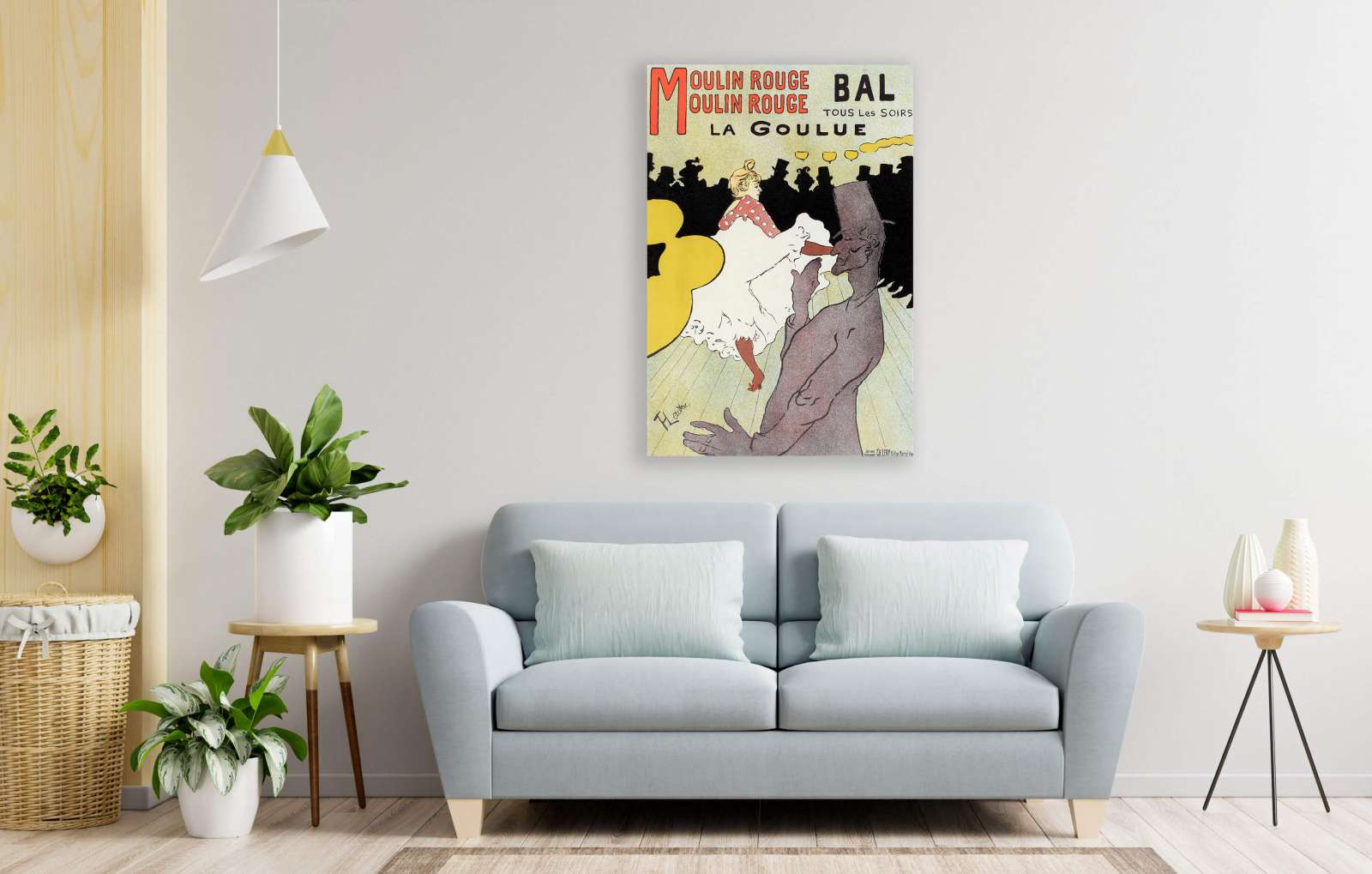 Reprodukcija „Mulen ružas“, Henri de Toulouse–Lautrec