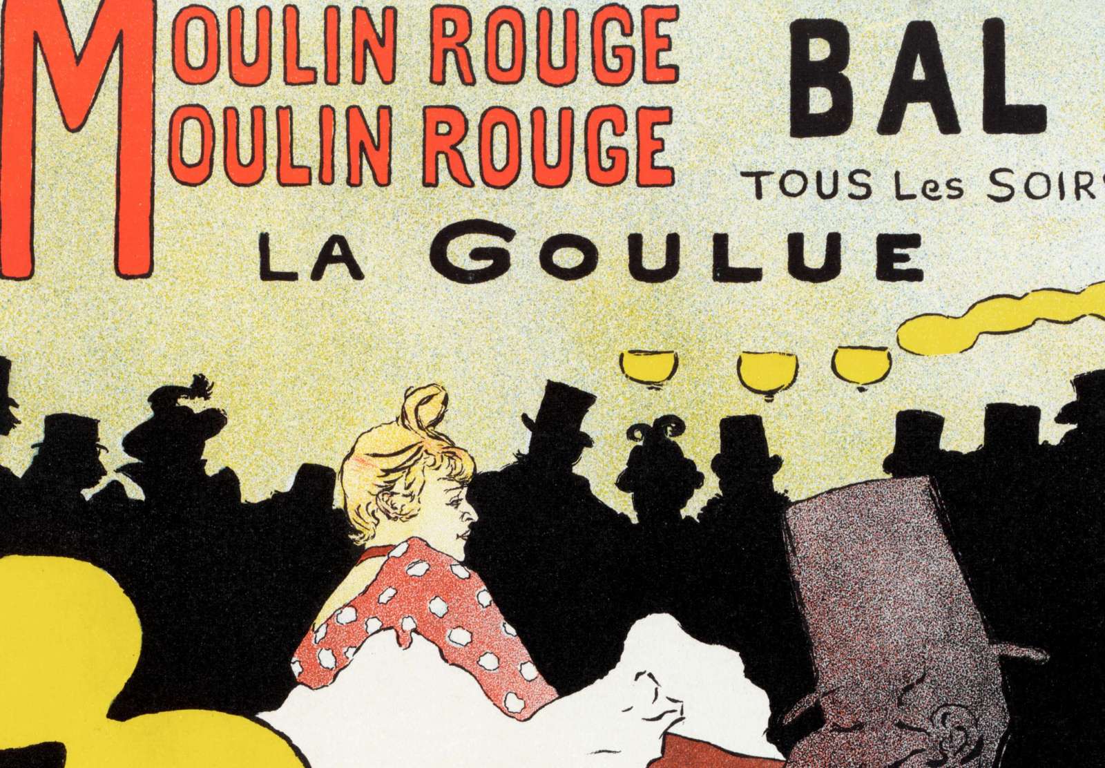 Reprodukcija „Mulen ružas“, Henri de Toulouse–Lautrec