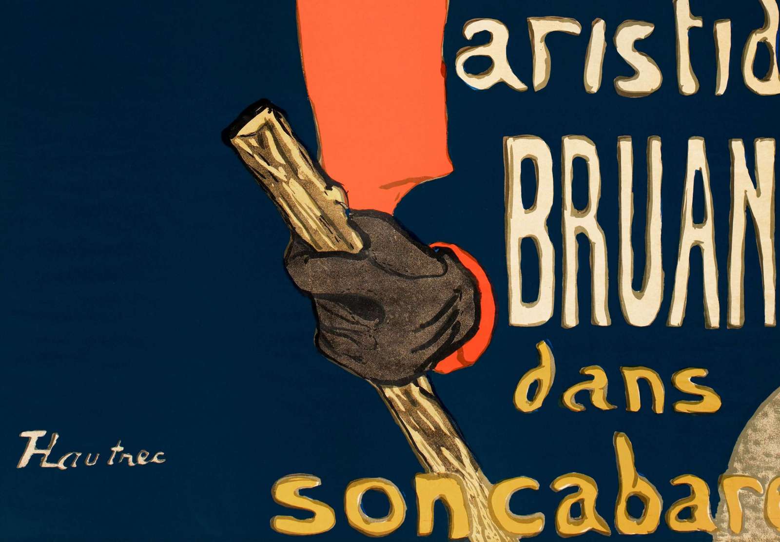 Reprodukcija „Aristide Bruant“, Henri de Toulouse–Lautrec