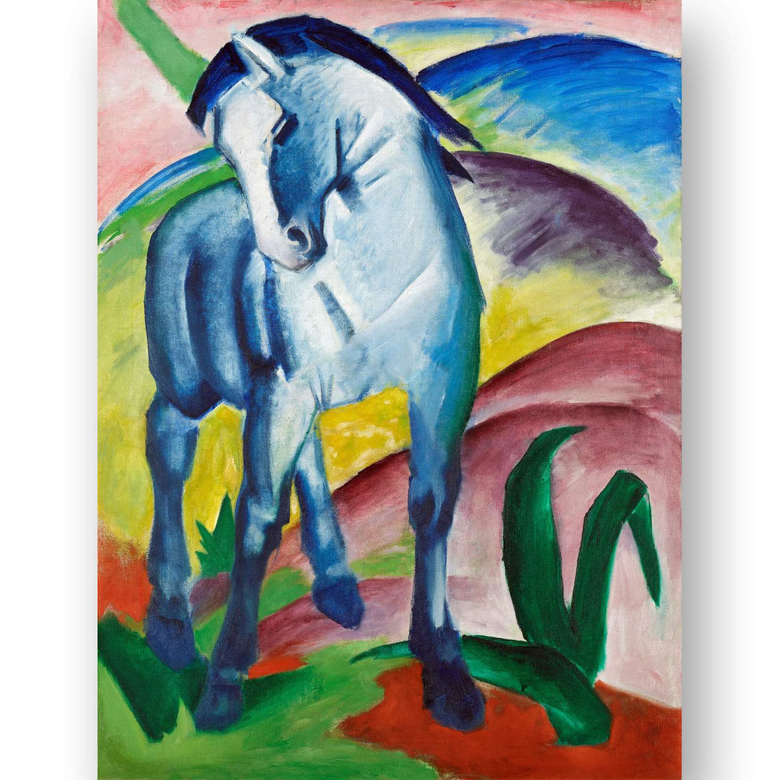 Reprodukcija „Mėlynasis arklys I“, Franz Marc