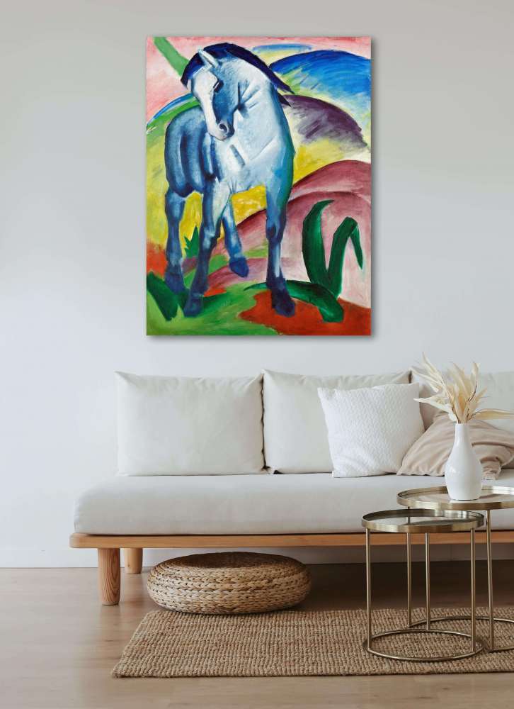 Reprodukcija „Mėlynasis arklys I“, Franz Marc