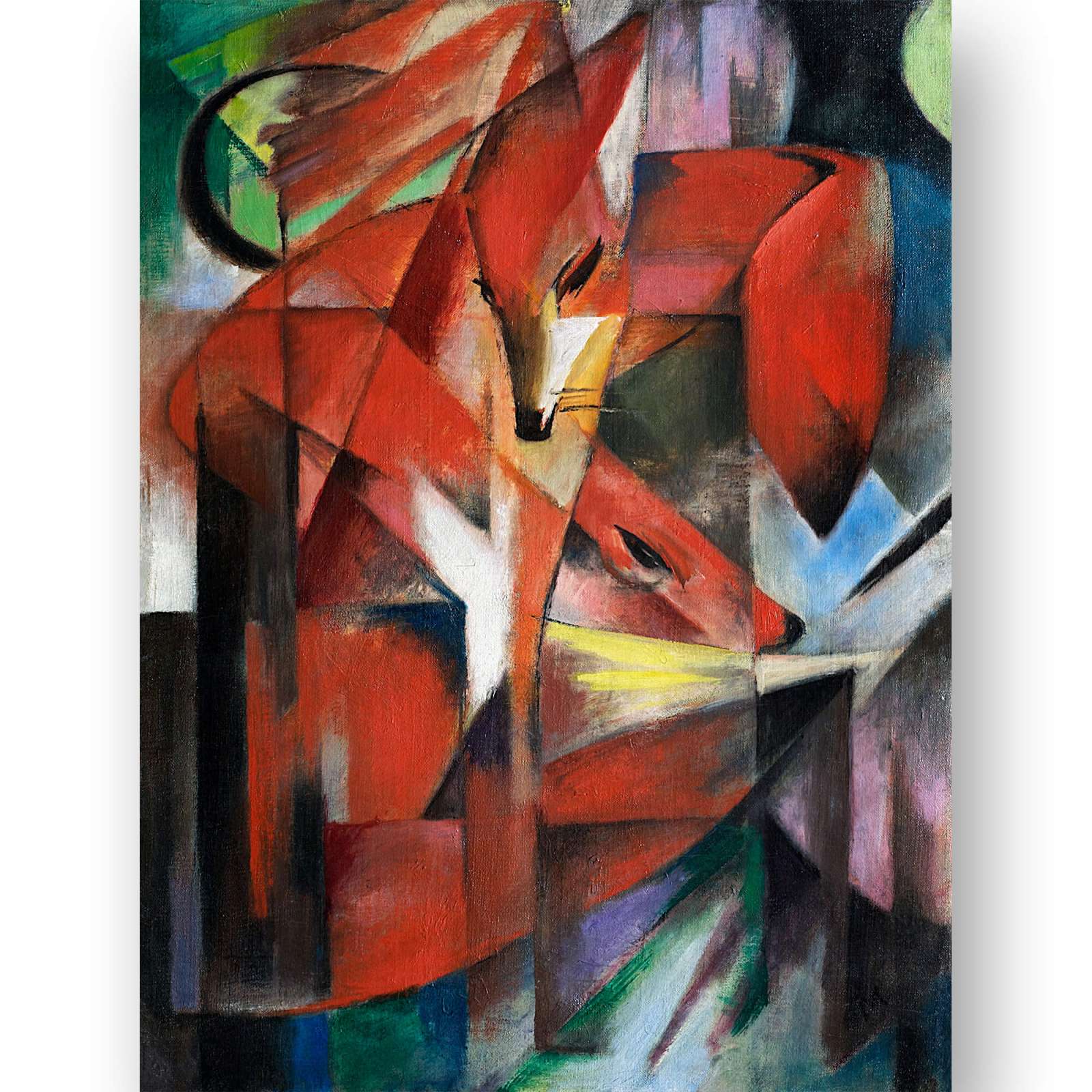 Reprodukcija „Lapės“, Franz Marc