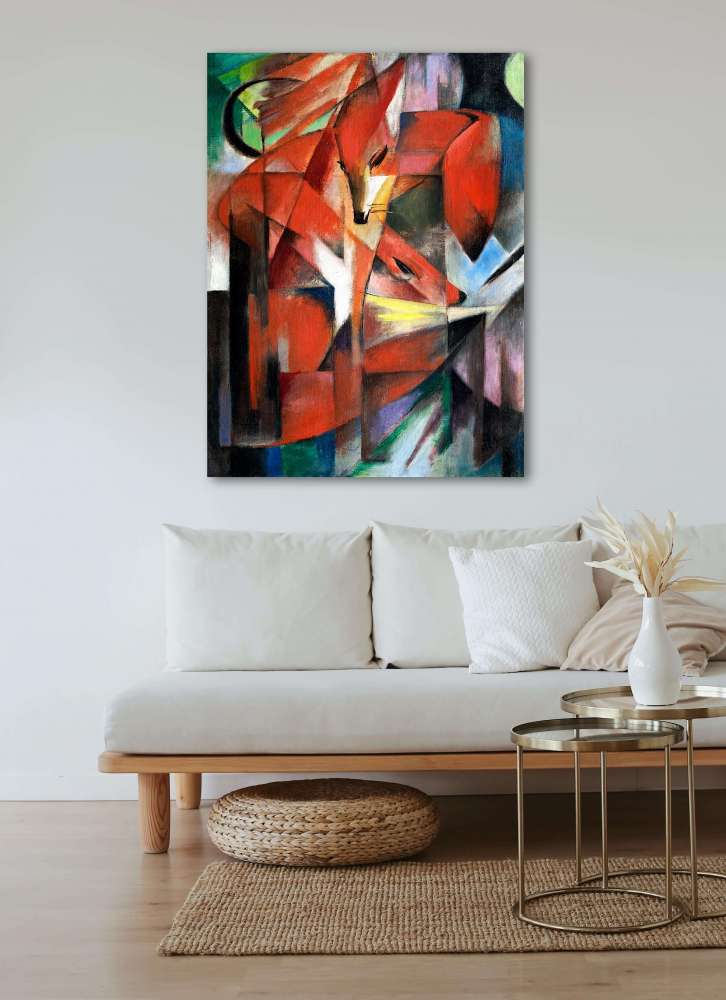 Reprodukcija „Lapės“, Franz Marc