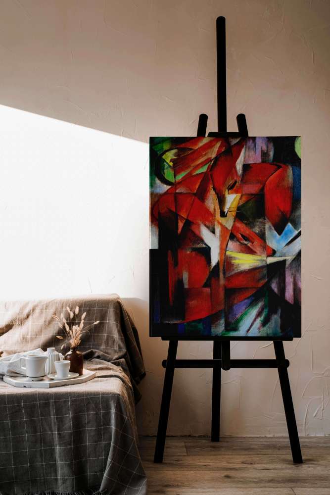 Reprodukcija „Lapės“, Franz Marc