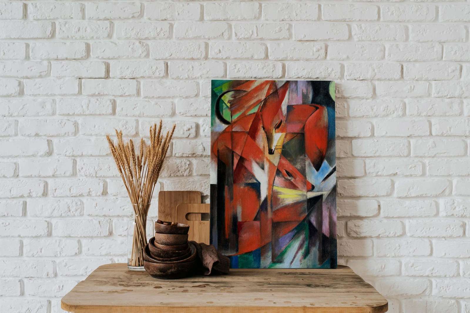 Reprodukcija „Lapės“, Franz Marc