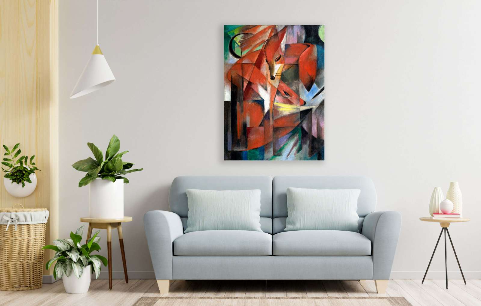 Reprodukcija „Lapės“, Franz Marc