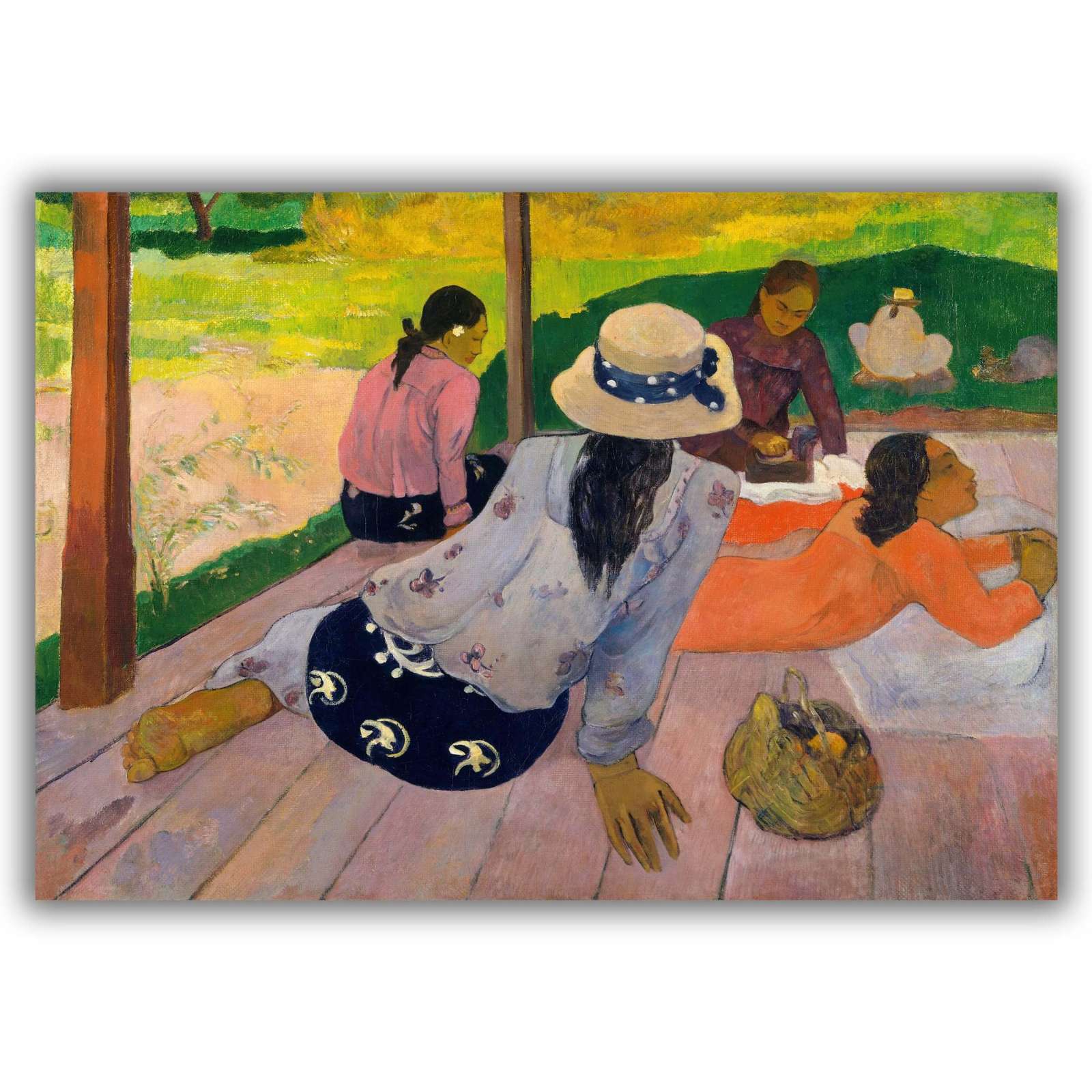 Reprodukcija „Siesta“, Paul Gauguin (1894)