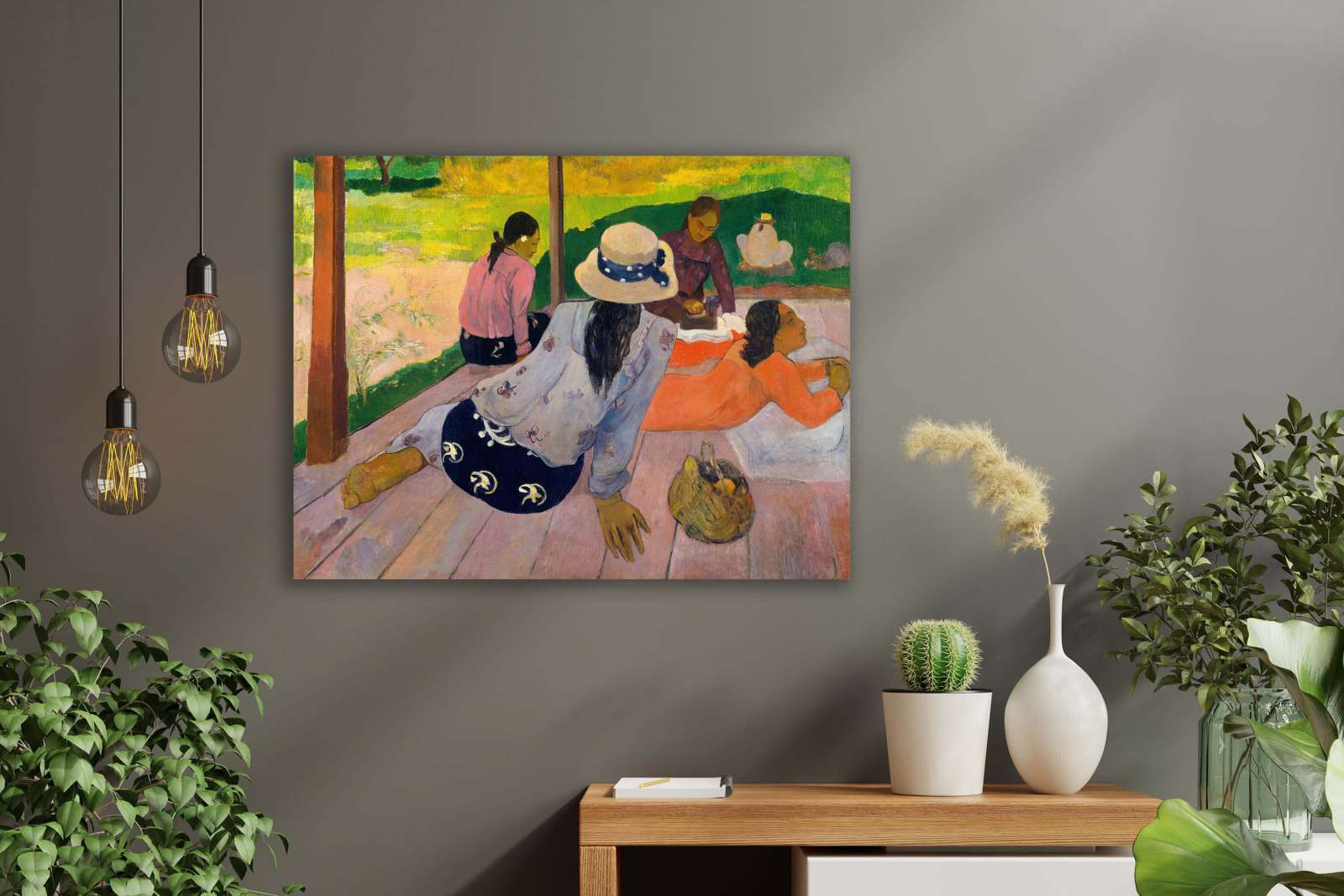 Reprodukcija „Siesta“, Paul Gauguin (1894)