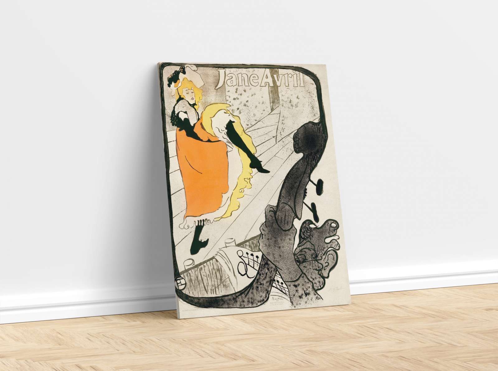 Reprodukcija „Jane Avril“, Henri de Toulouse–Lautrec