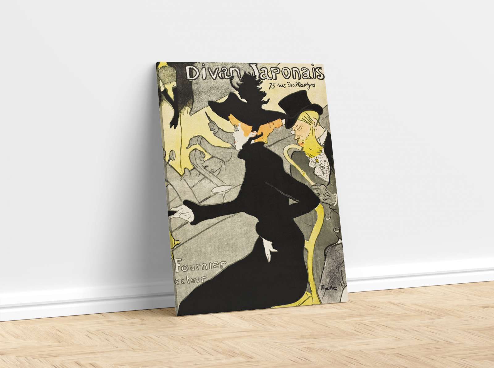Reprodukcija „Divan Japonais“, Henri de Toulouse–Lautrec