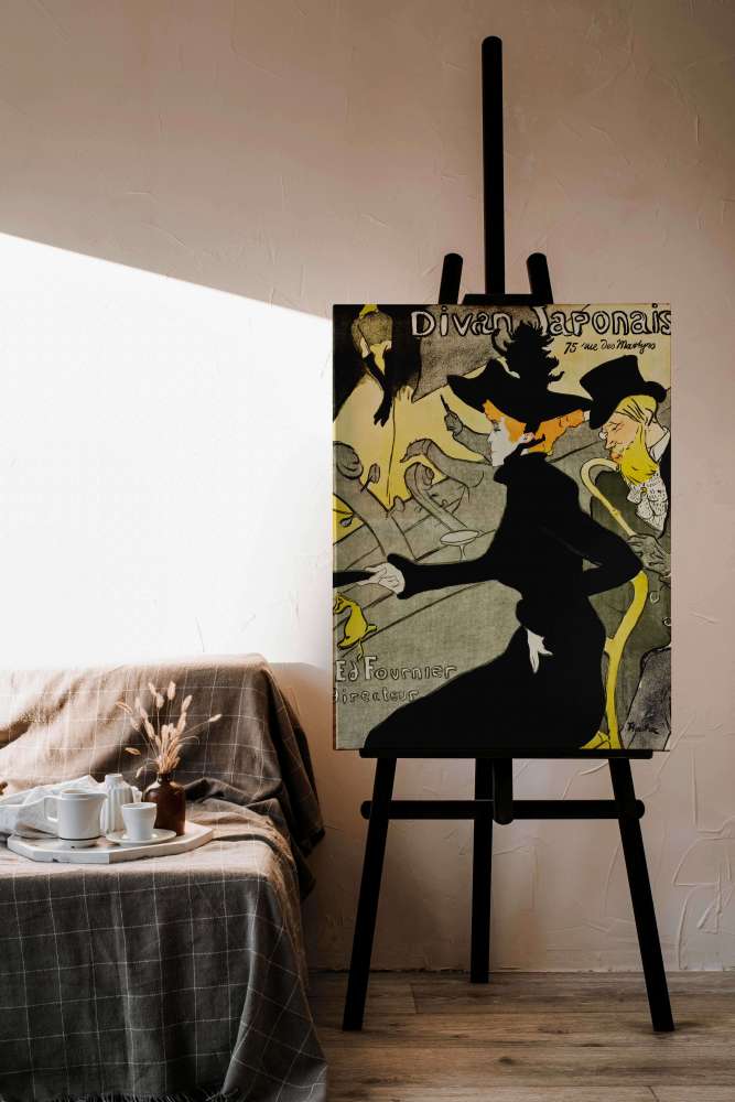 Reprodukcija „Divan Japonais“, Henri de Toulouse–Lautrec