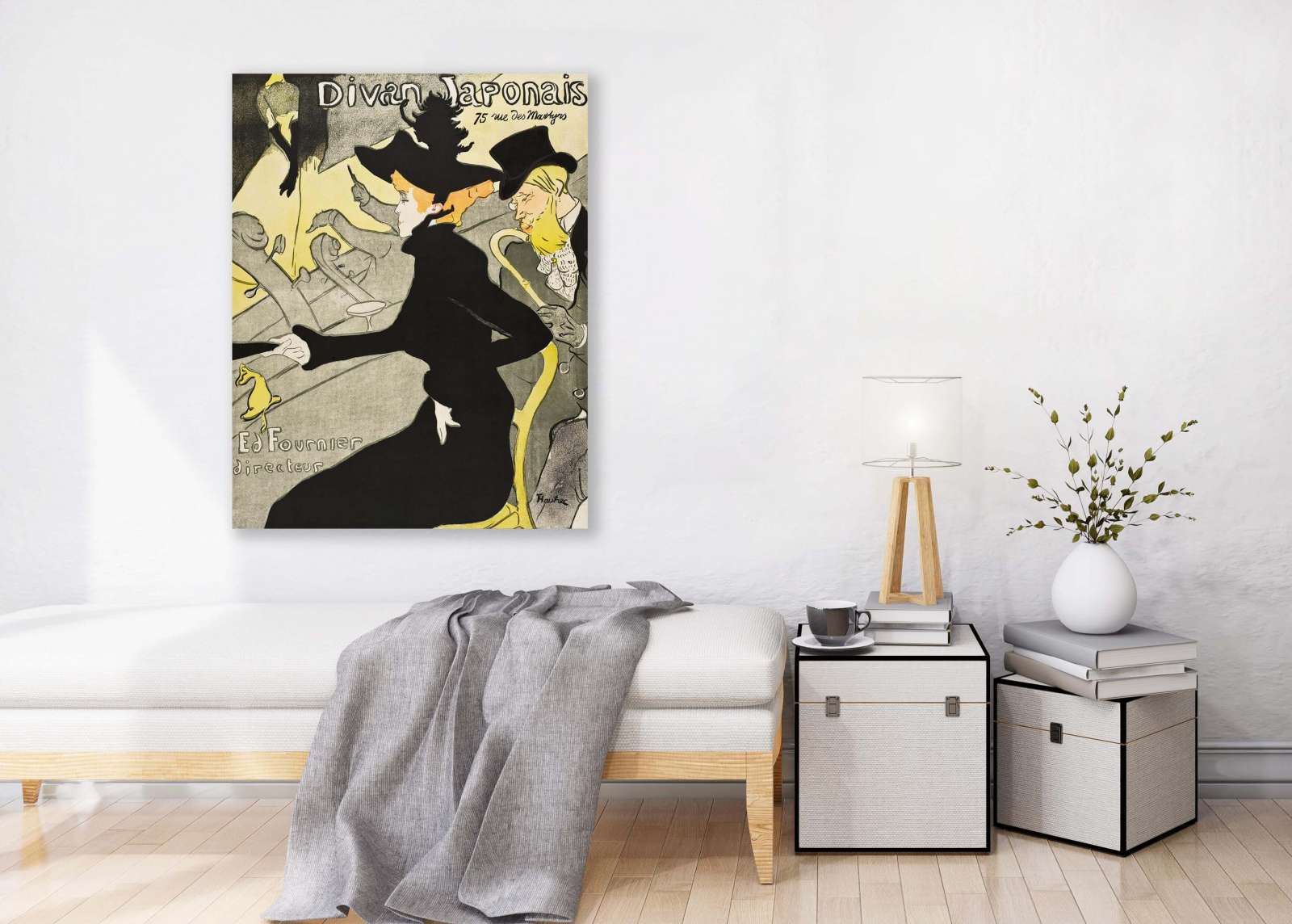 Reprodukcija „Divan Japonais“, Henri de Toulouse–Lautrec
