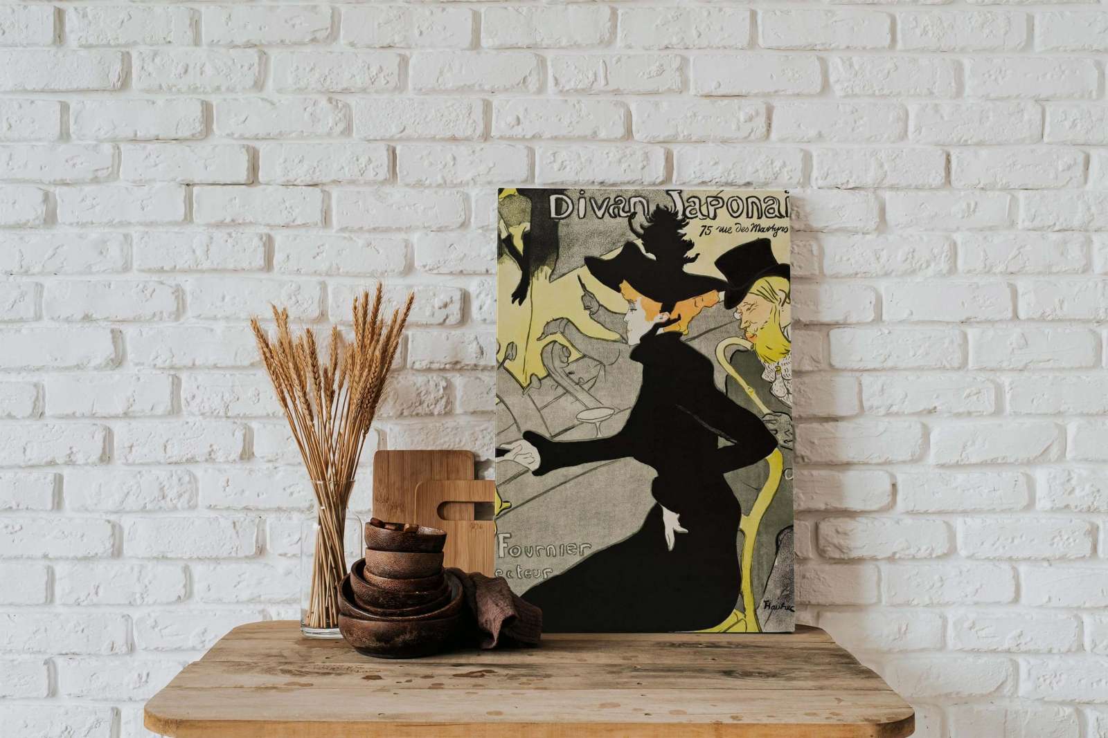 Reprodukcija „Divan Japonais“, Henri de Toulouse–Lautrec
