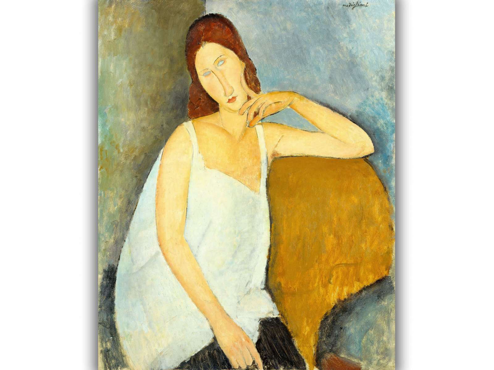 Reprodukcija „Jeanne Hébuterne“, Amedeo Modigliani (1919)