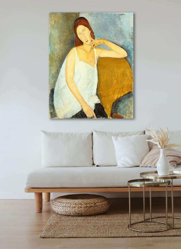 Reprodukcija „Jeanne Hébuterne“, Amedeo Modigliani (1919)