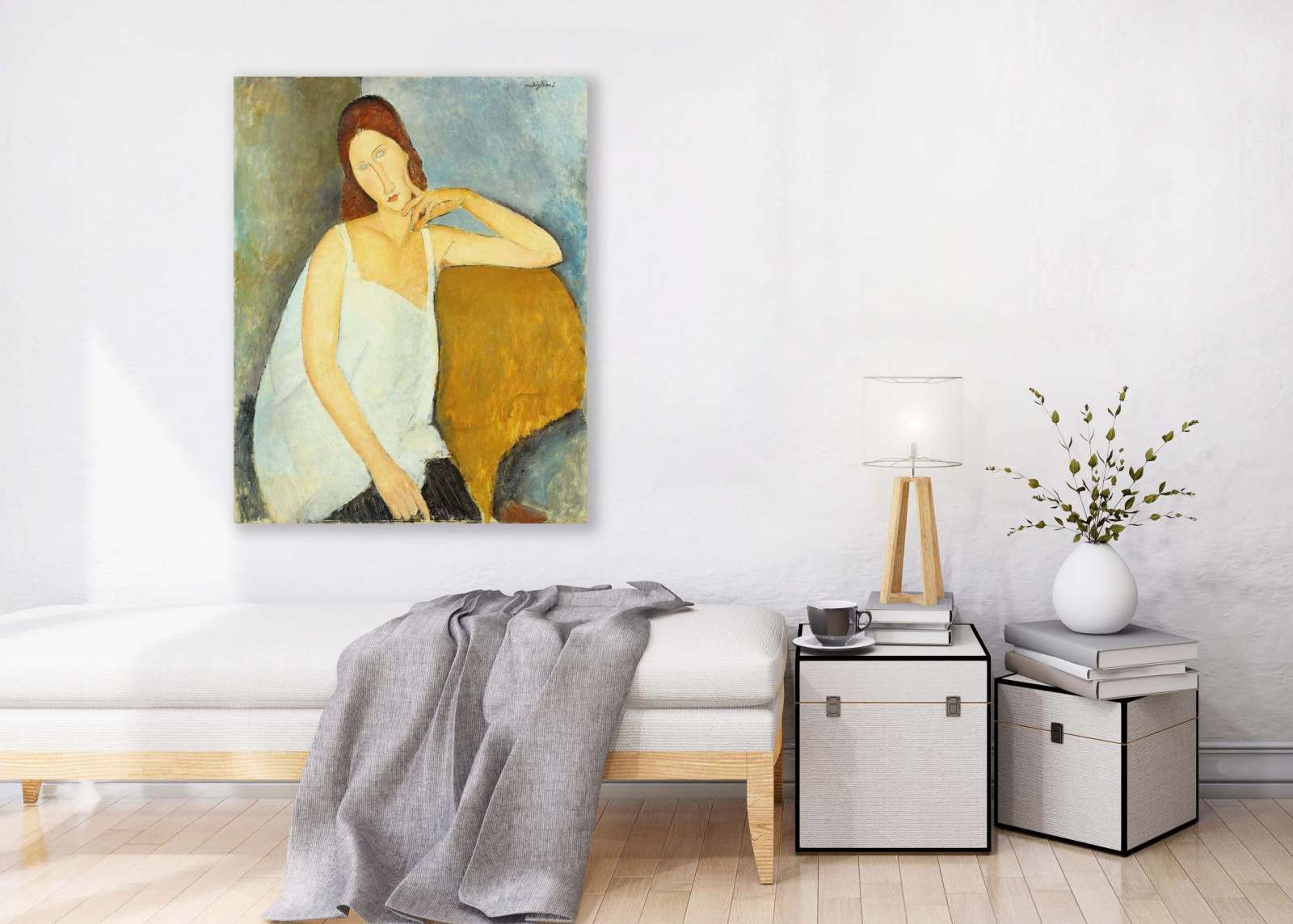 Reprodukcija „Jeanne Hébuterne“, Amedeo Modigliani (1919)
