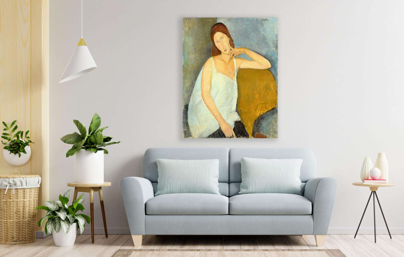 Reprodukcija „Jeanne Hébuterne“, Amedeo Modigliani (1919)