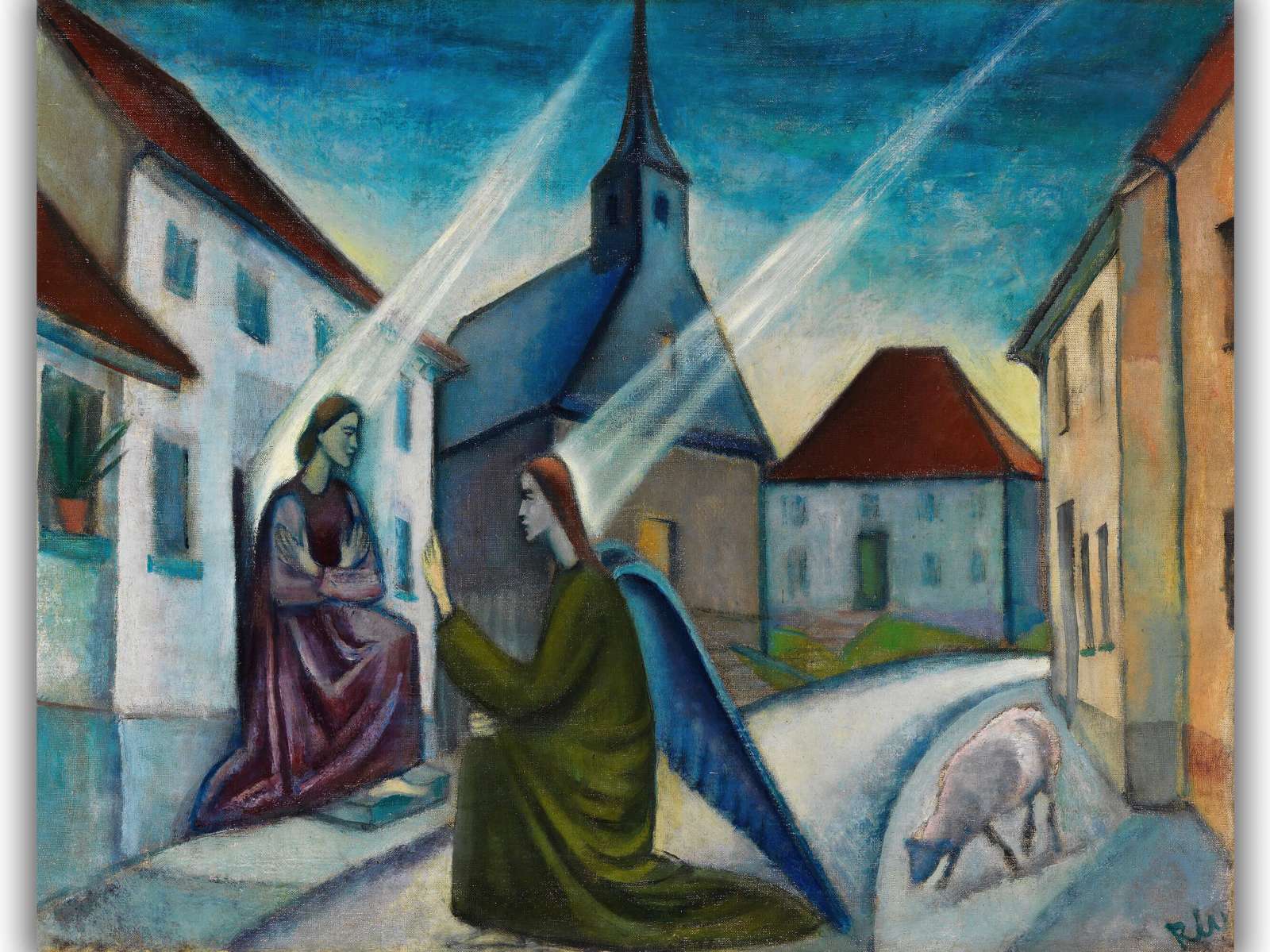 Reprodukcija „Apreiškimas“, Anita Rée (1919)